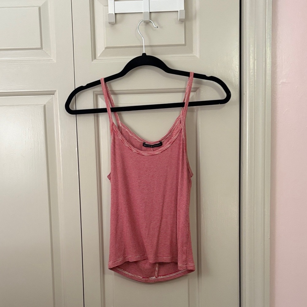 Brandy Melville red striped tank